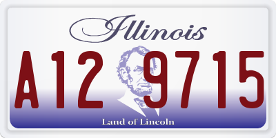 IL license plate A129715