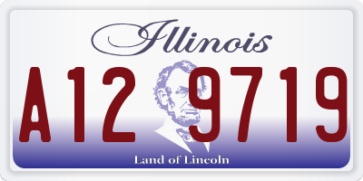 IL license plate A129719