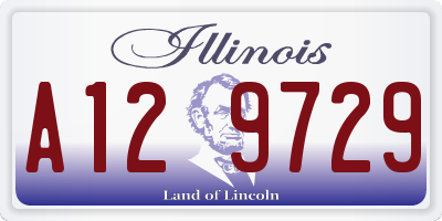 IL license plate A129729
