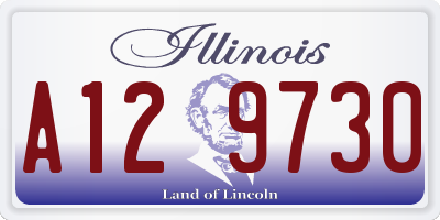 IL license plate A129730