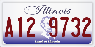 IL license plate A129732