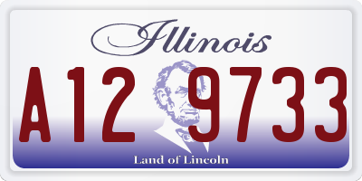 IL license plate A129733
