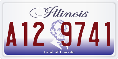 IL license plate A129741