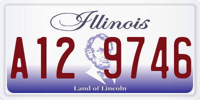 IL license plate A129746