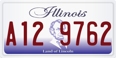IL license plate A129762