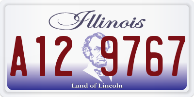 IL license plate A129767