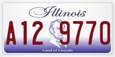 IL license plate A129770