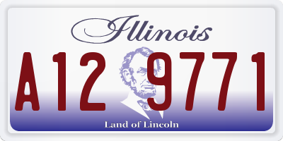 IL license plate A129771