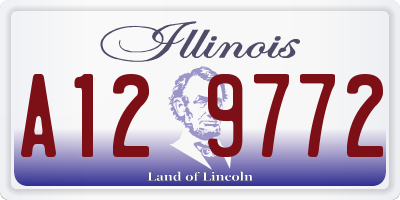 IL license plate A129772
