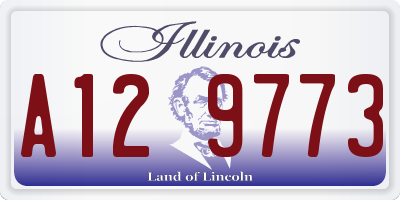 IL license plate A129773