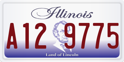 IL license plate A129775