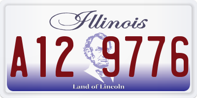 IL license plate A129776
