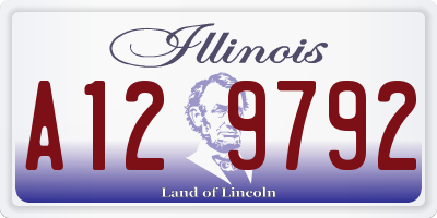 IL license plate A129792
