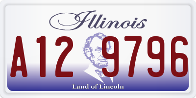 IL license plate A129796