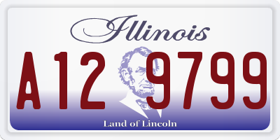 IL license plate A129799