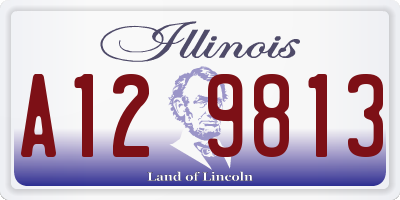 IL license plate A129813