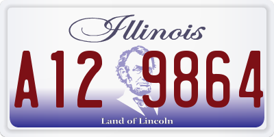 IL license plate A129864