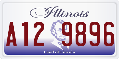 IL license plate A129896