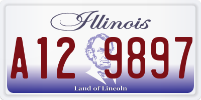 IL license plate A129897