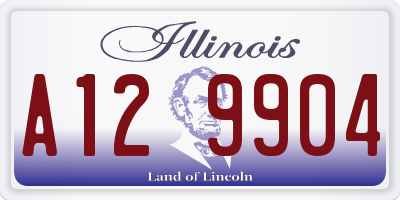 IL license plate A129904