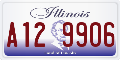 IL license plate A129906