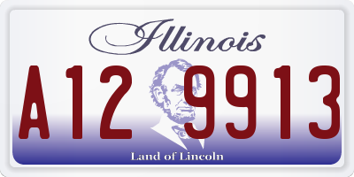 IL license plate A129913