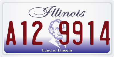 IL license plate A129914