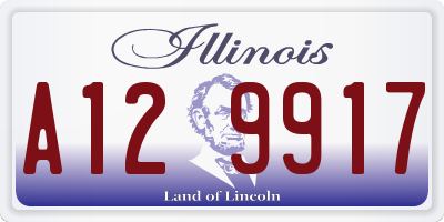 IL license plate A129917