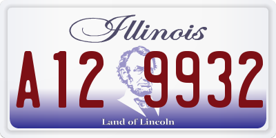 IL license plate A129932