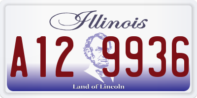 IL license plate A129936