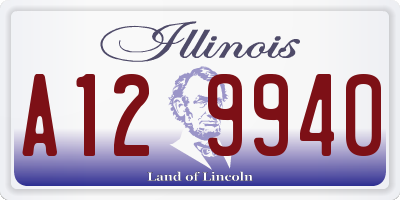 IL license plate A129940