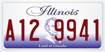 IL license plate A129941