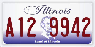 IL license plate A129942