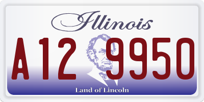 IL license plate A129950