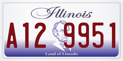 IL license plate A129951