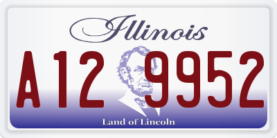 IL license plate A129952