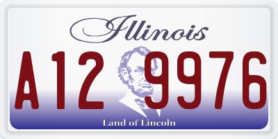 IL license plate A129976