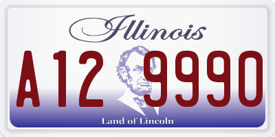 IL license plate A129990
