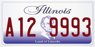 IL license plate A129993