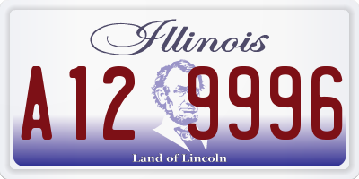 IL license plate A129996