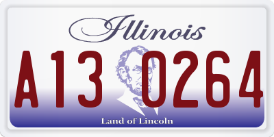 IL license plate A130264