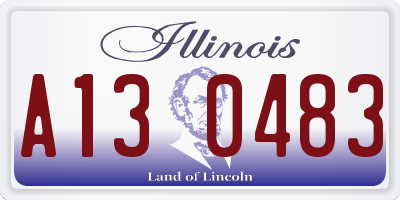 IL license plate A130483