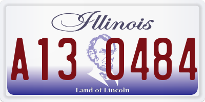 IL license plate A130484