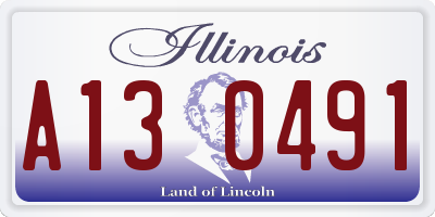 IL license plate A130491