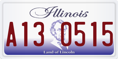 IL license plate A130515