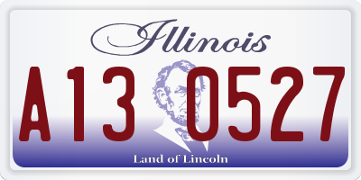 IL license plate A130527