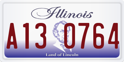 IL license plate A130764