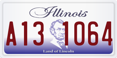 IL license plate A131064