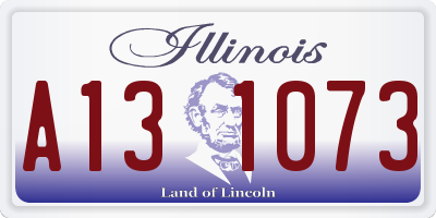 IL license plate A131073