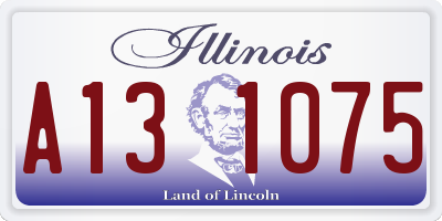 IL license plate A131075